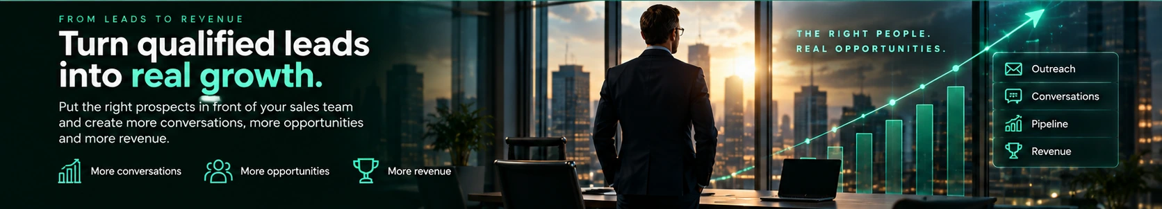 Qualified leads creating business growth